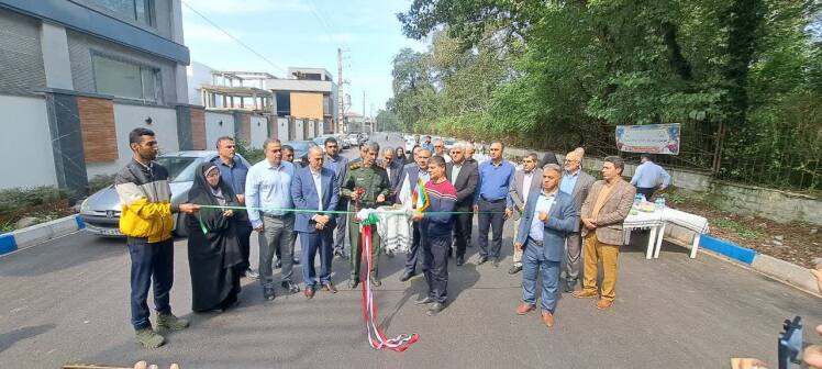 افتتاح خیابان طبیعت در هفته دفاع مقدس 