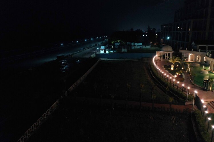 فاز شب پیاده راه ساحلی شهر کلارآباد