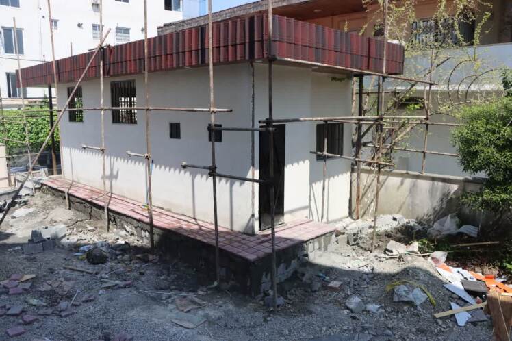 پیشرفت پروژه ساخت ایستگاه تاکسی خوشامیان